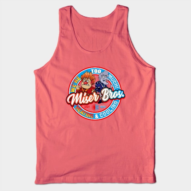 Miser Bros Heating and Cooling Tank Top by Alema Art